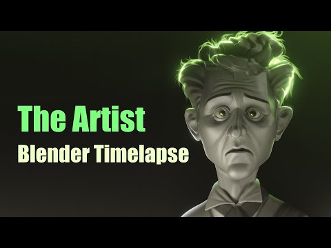 The Artist: Blender Sculpting Timelapse