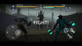 Level 53 (Shadow Fight 3): EPILOGUE - LUCKY ROUND STORY (IRONCLAD VS  SARGE)