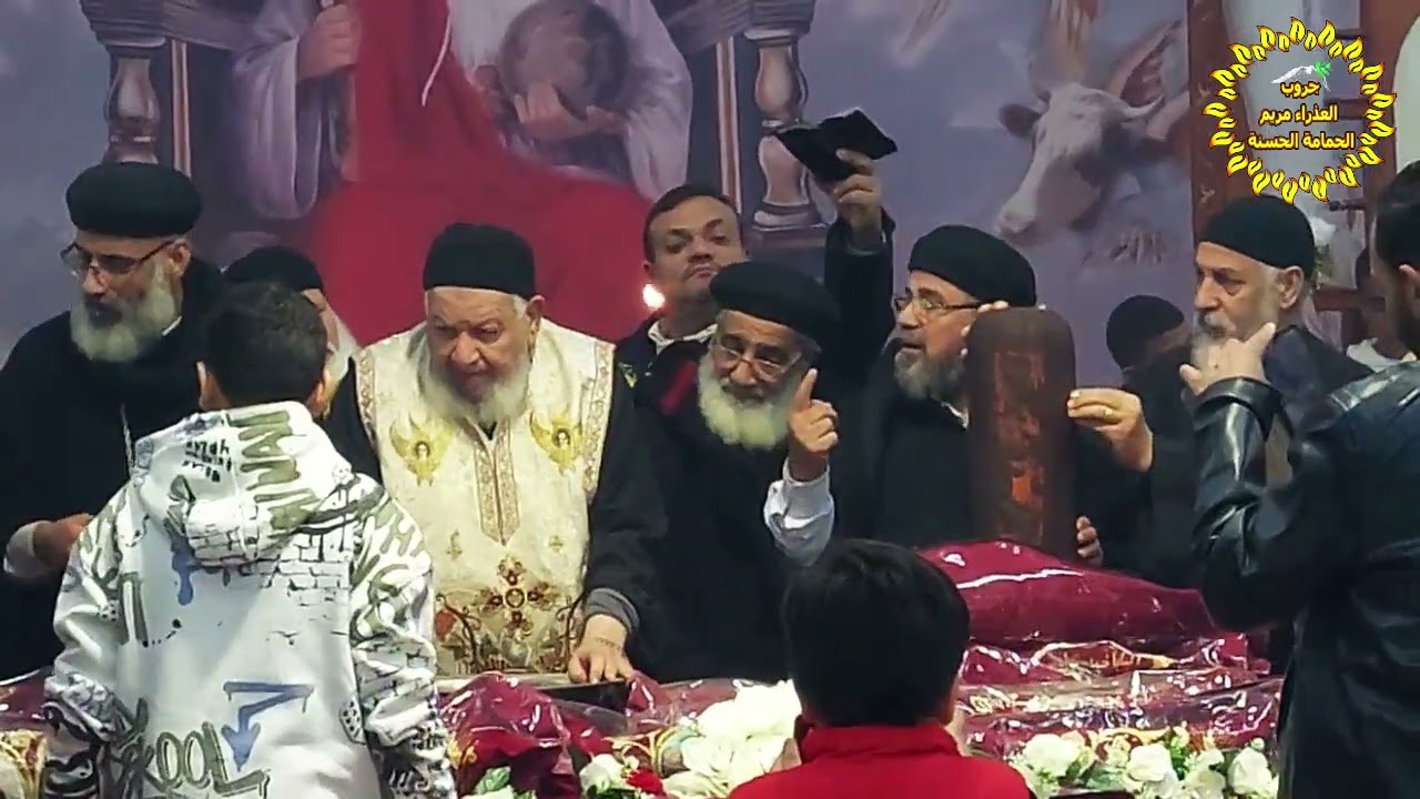 تطييب جسد الشهيد العظيم الامير تاوضروس المشرقى 2026