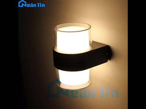 Video Đèn Led treo tường ốp tường ngoài trời trong nhà Led... - youtube