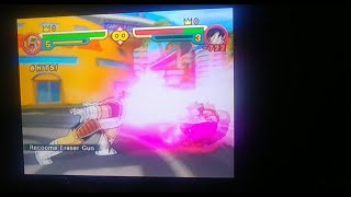 Dragonball Z Budokai 2 Recoome Eraser Gun on Teen Gohan Gyaku Ryona