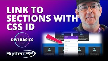 How To Link To Sections Using CSS id With The Divi Theme 👈👈👈