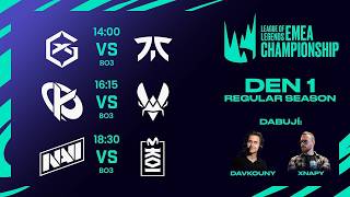 LEC Spring co-stream | D1 - Regular Season | GX vs FNC | VIT vs KC | MKOI vs NAVI | BO3 | #watchlec