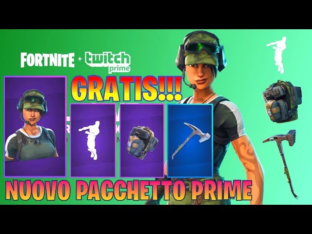 Skin Twitch Prime Su Fortnite Gratis Per Pc Ps4 Xbox E Mobile Youtube