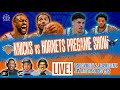 KNICKS vs HORNETS LIVE PREGAME: Will NY Get Back on Track? Guests @JDSportsTalk @SportsVibesTV
