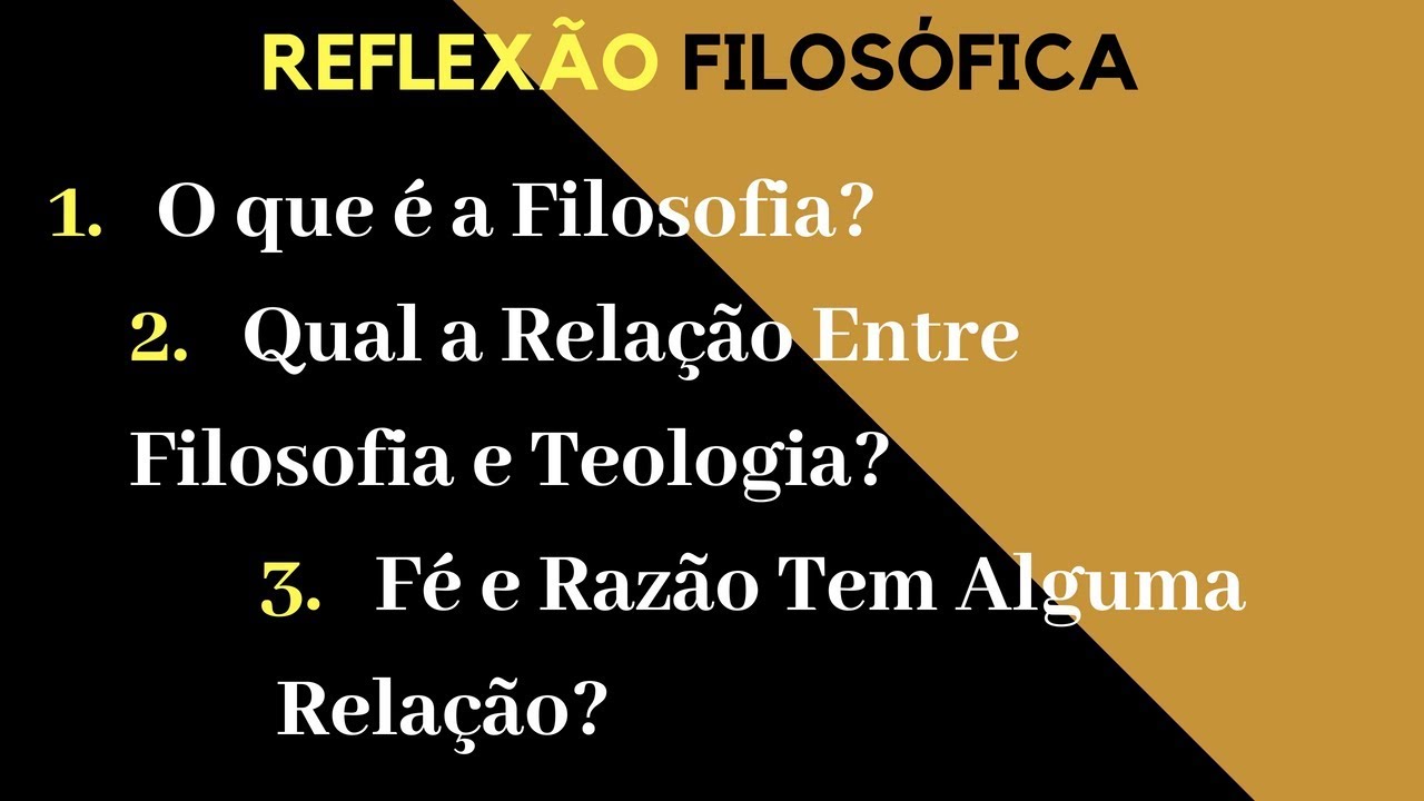 O Que é Reflexão Filosófica - FDPLEARN