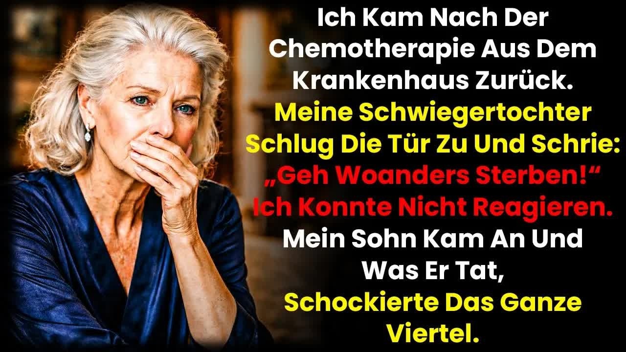 Sie warf mich schreiend raus – dann kam mein Sohn, und was er tat schockierte alle