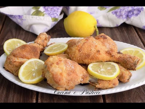 Cosce Di Pollo Impanate Al Forno