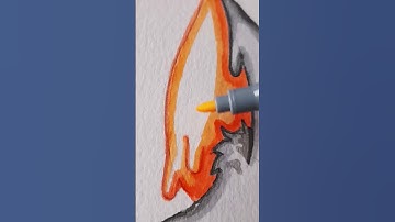 Drawing Tom from Tom and Jerry ! Subscribe for the end ! 🔥✨ #tomandjerry #shorts #satisfying