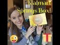 Spring Walmart Beauty Box Subscription Unboxing!  | 2016