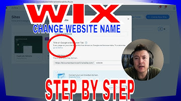 ✅  How To Change Wix Website Name 🔴