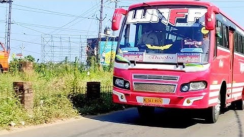 KSRTC BUS vs Kerala Private bus Thrilling and Amazing Chase Between Superfast and Limited Stop Bus