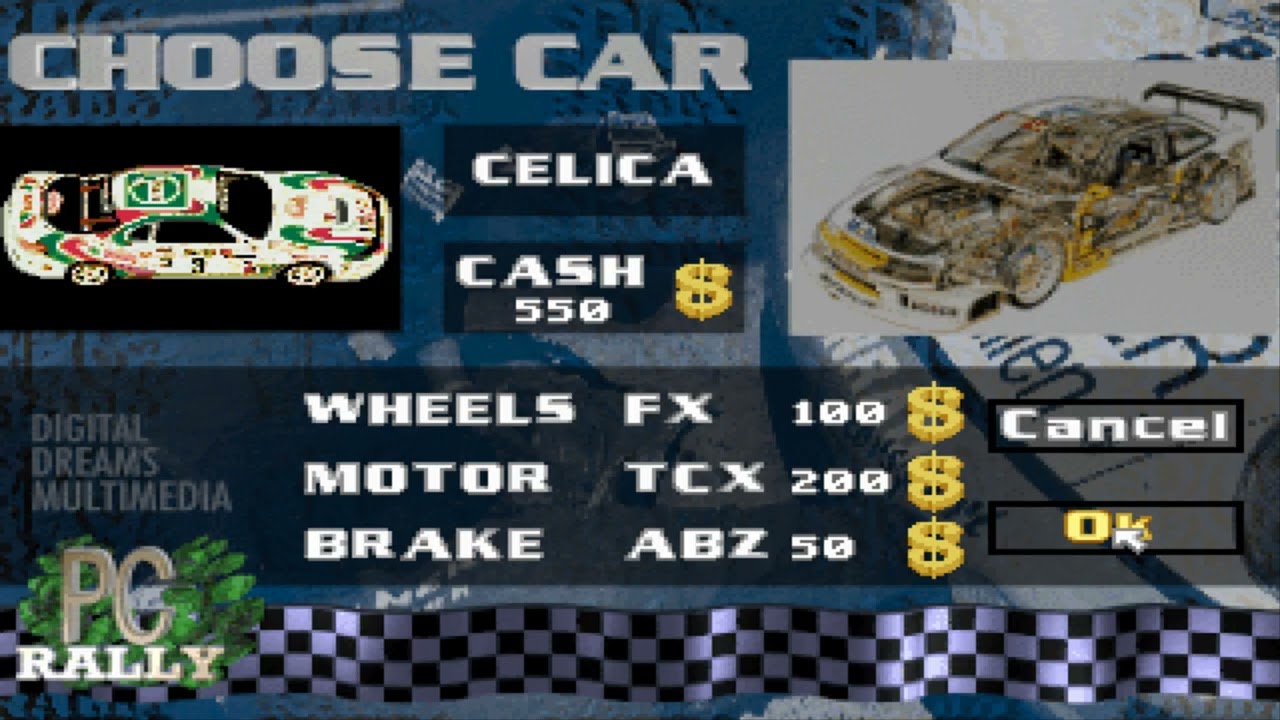 PC Rally Shareware (Digital Dreams Multimedia, 1995)