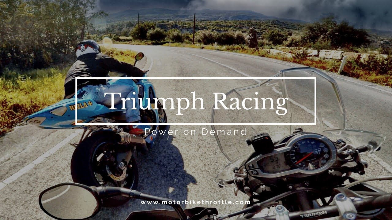 Suzuki Gsxr1000 Vs Tiger 800 Triumph