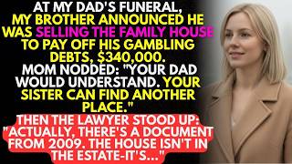 At My Dad's Funeral, My Brother Announced He'd Sell Our Family Home To Pay His Gambling Debts...