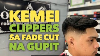 KEMEI CLIPPERS ON FADE HAIRCUT?! WATCH TILL THE END !..