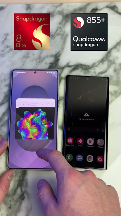Snapdragon 8 Elite vs Snapdragon 855 Shader Test 🤯 Volume Power Compared! #snapdragon8elite #shorts