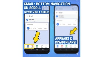 How to show bottom navigation on scroll in Gmail