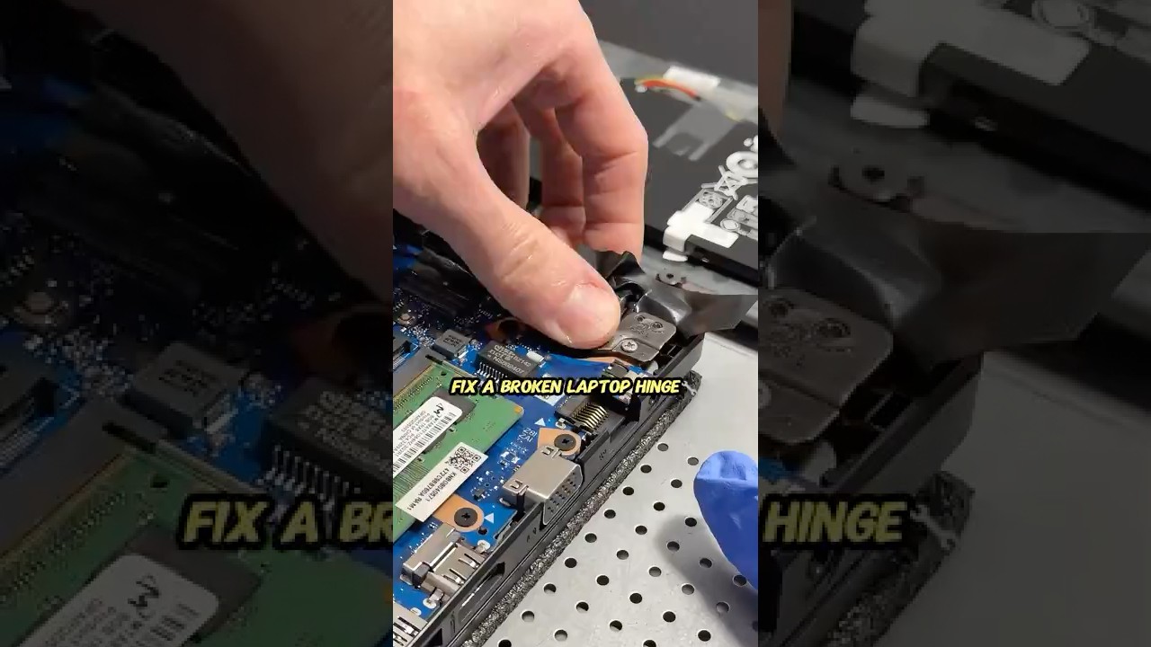 How To FIX a Broken Laptop Hinge (Quick DIY Repair) 💻🔧