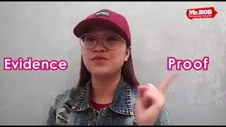 Apa sih Bahasa Inggrinya Bukti, Evidance / Proof  - Tips Seru Mr.Bob (Sist. Wina)