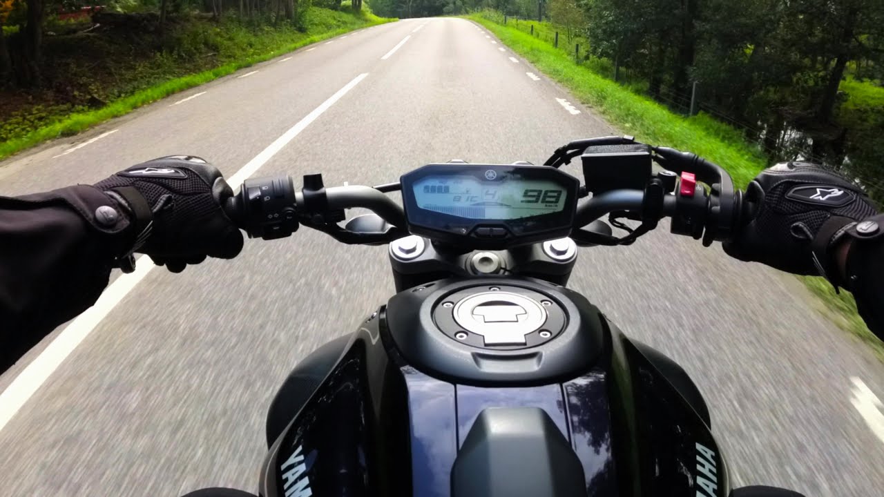 MT-07 Daytime Ride POV - Raw Sound [4K] - YouTube