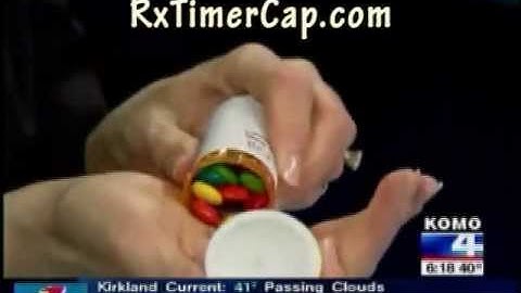 Rx Timer Cap as featured on ABC - TV Channel 4 KOMO TV Seattle