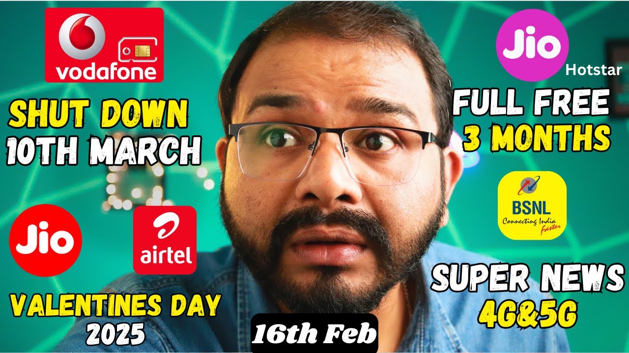 VI No Network from 10th March,27Lakh Sim STOP Jio airtel VI & BSNL,BSNL News || Telco News 16th Feb