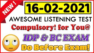 IELTS LISTENING PRACTICE TEST 2021 WITH ANSWERS | 16.02.2021