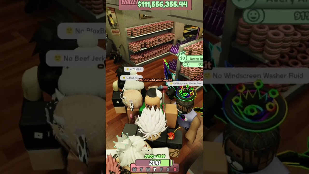 Donut and Bubble Gum Store in Zachs Service Station | Roblox