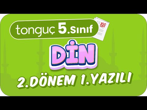 5.Sınıf Din 2.Dönem 1.Yazılıya Hazırlık 📑 #2024