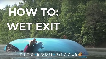 Wet Exit and Building Confidence Whitewater Kayaking