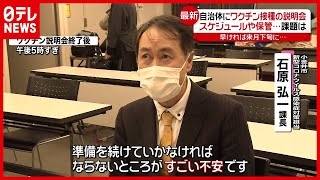 【新型コロナ】「大きな国家プロジェクト」自治体担当者は“不安”も…ワクチン接種へ動き（2021年1月25日放送「news every.」より）