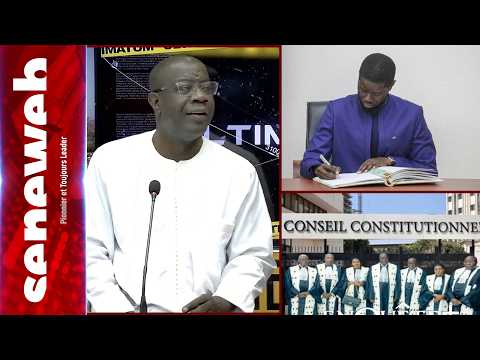 Diomaye risks a lot if the Constitutional Council rules in favor of Sonko... Journalist Seck Ndia...