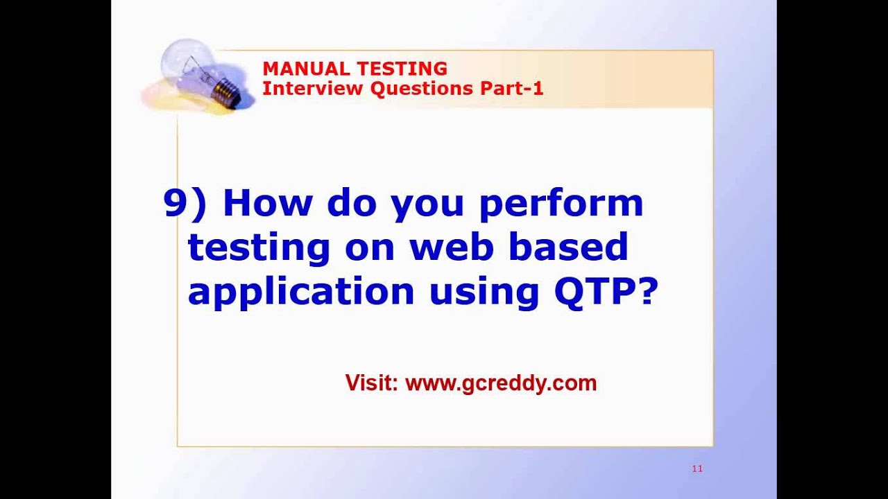 manual testing interview questions