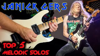 Tribute to Janick Gers - Top 5 Melodic Solos - Iron Maiden