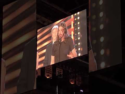 Dave Grohl Rock Hall of Fame acceptance speech