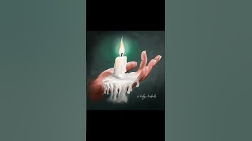 procreate Digital painting - candle - Art by Arshadh