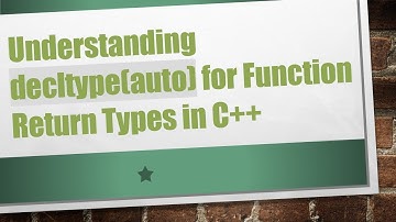 Understanding decltype(auto) for Function Return Types in C++
