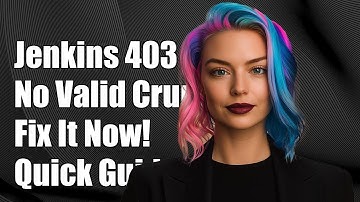 Jenkins 403 Error: No Valid Crumb Included in Request - How to Fix It