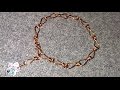 Simple chains copper wire bracelet - handmade jewelry idea 80