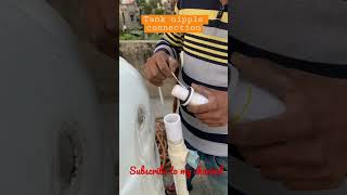 How To Water Tank Install Tank Fittings