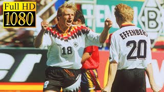 Germany  Spain World Cup 1994 | Full highlight  1080p HD | Lothar Matthäus  Jürgen Klinsmann