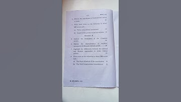 ##Indian Government And Politics. BPSC-132 Egnou Exam 2024##