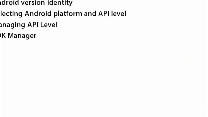 07.Understanding Android Versioning01 Introduction