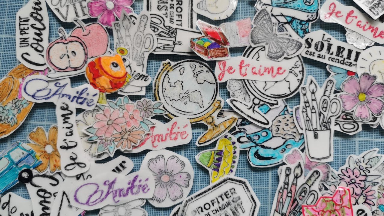 56 Stickers Transparents Effet Impact - Créatifs, Déco Murale Ou Personnalisation