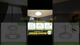 Ceiling Light Fixtures 2 Pack 28W Led Ceiling Lights Flush Mount With 3 Color