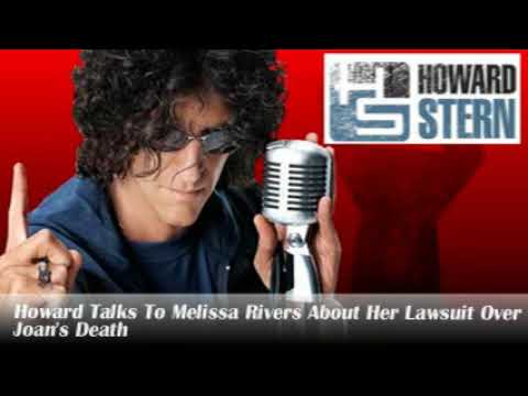 Stern Show Clip   Howard Talks To Melissa Rivers About Her Lawsuit Over Joan&rsquo;s Death