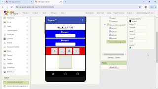 How to Make a Simple Calculator with MIT APP INVENTOR screenshot 1