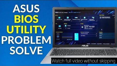 How to fix Asus Laptop Bios Utility Problem | Asus Bios Utility Ez Mode Stuck Problem Solved