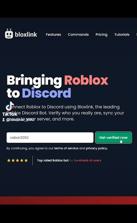 How to Link your Roblox and Discord Account with Bloxlink! 